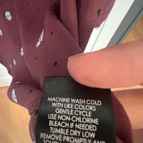 Torrid Harper Georgette Pullover 3/4 Sleeve Tunic Flowy Pug Print Design sz1 - Picture 6 of 12